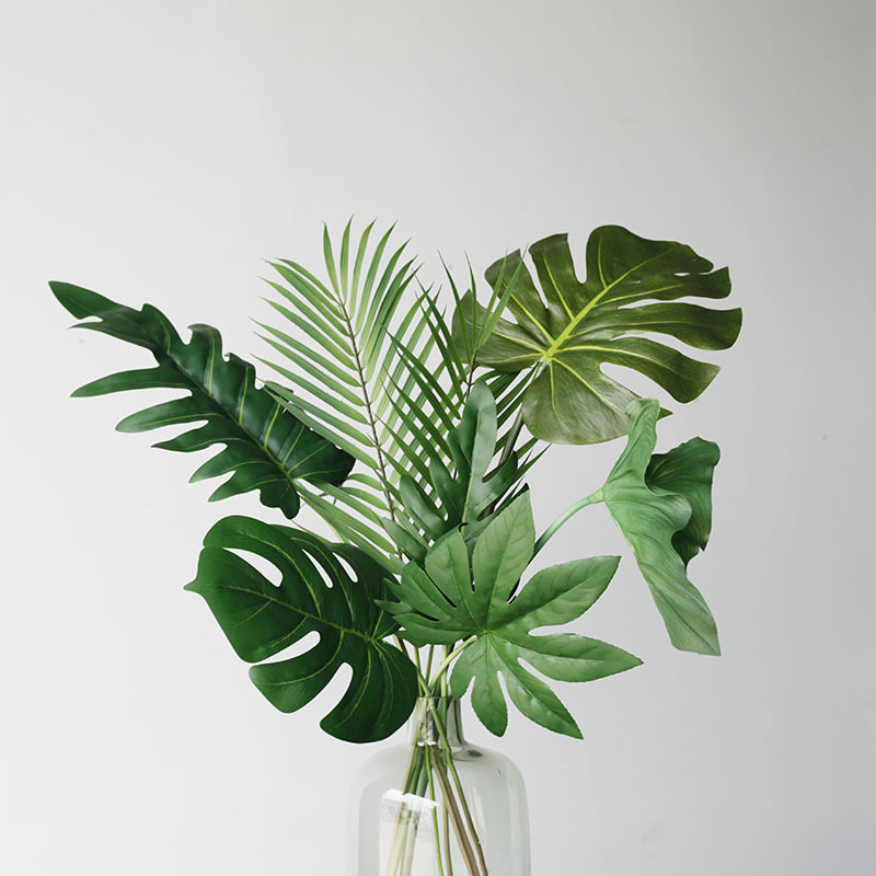 Monstera Adansonii - 59CM daun kura-kura tanaman buatan Nordik