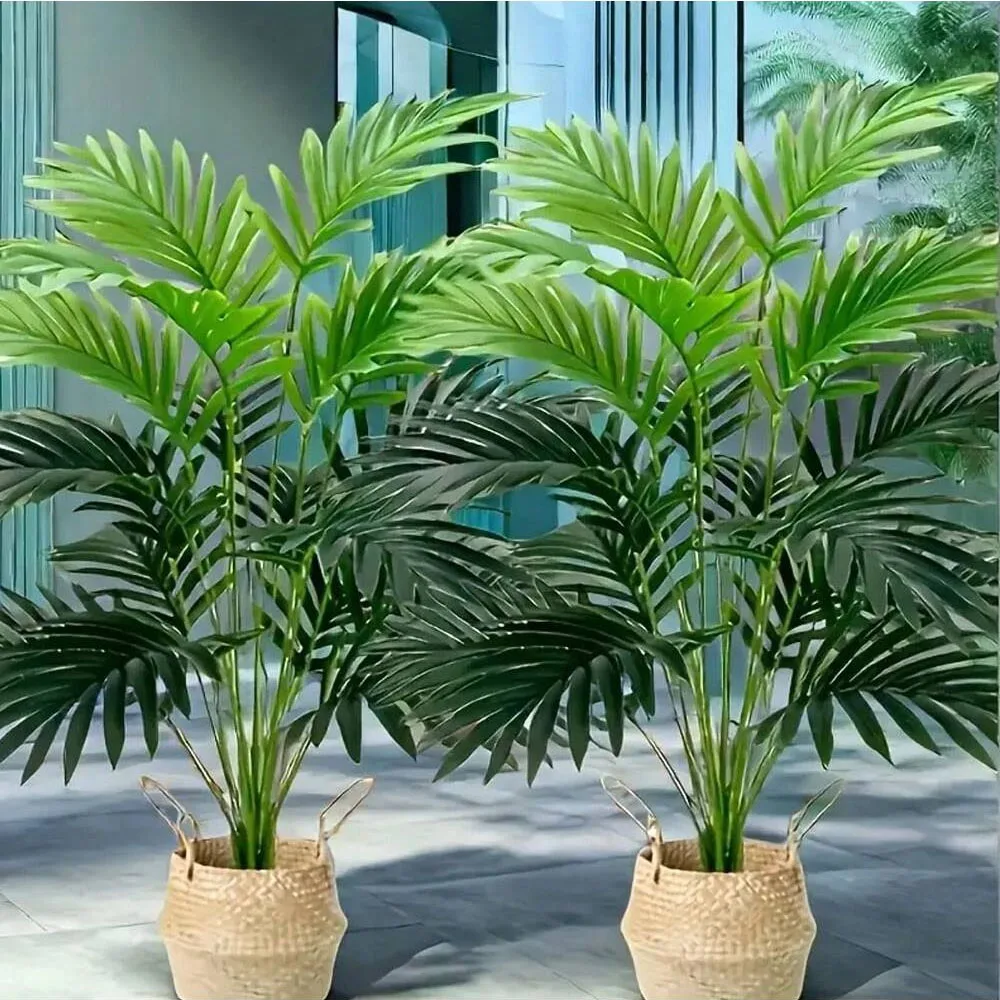 Monstera Adansonii - 36 Daun Areca Palm Simulasi Tanaman