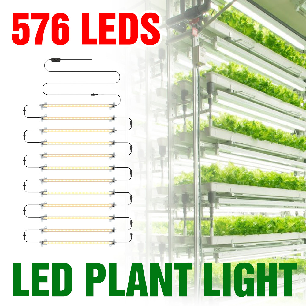 Echeveria Succulent - LED Lampu Tumbuh Strip Spektrum Penuh