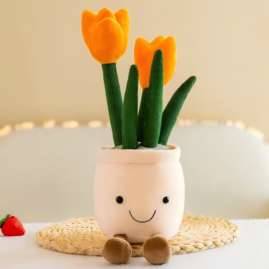 Echeveria Succulent - Tanaman Sukulen Tulip Mirip Asli, Boneka
