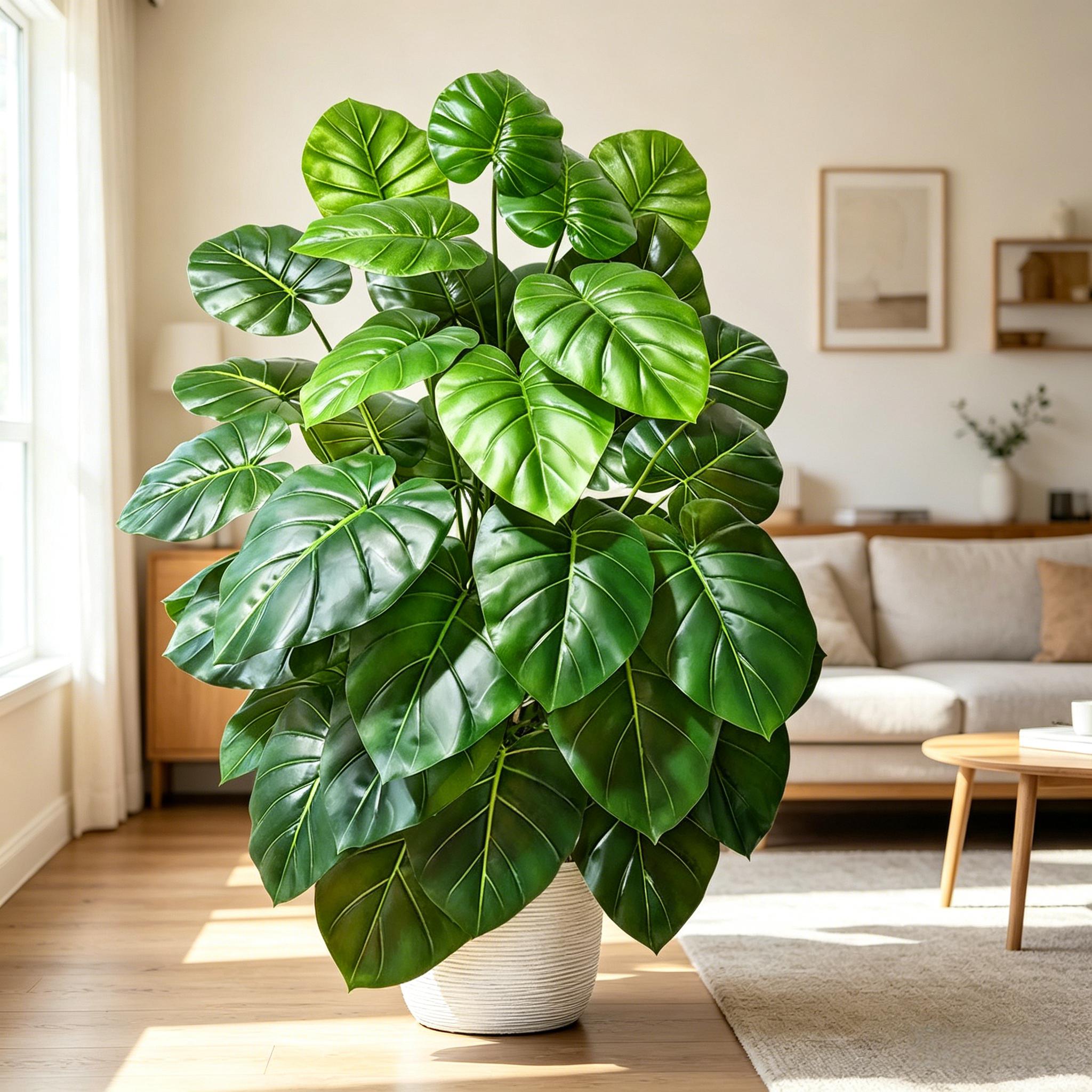 Pohon Palem Buatan Mirip Asli  - Monstera Adansonii ulasan dan harga