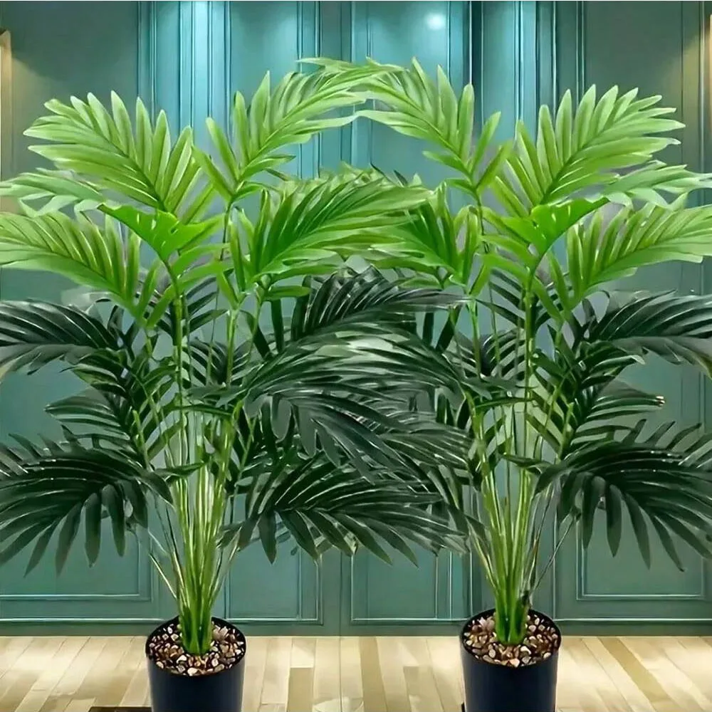 36 Daun Areca Palm Simulasi Ta - Monstera Adansonii ulasan dan harga