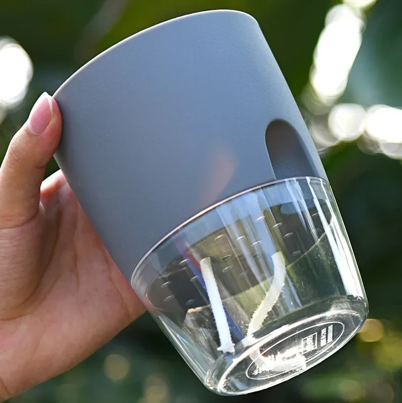 Pot Bunga Plastik Transparan D - Aloe Vera Pot ulasan dan harga