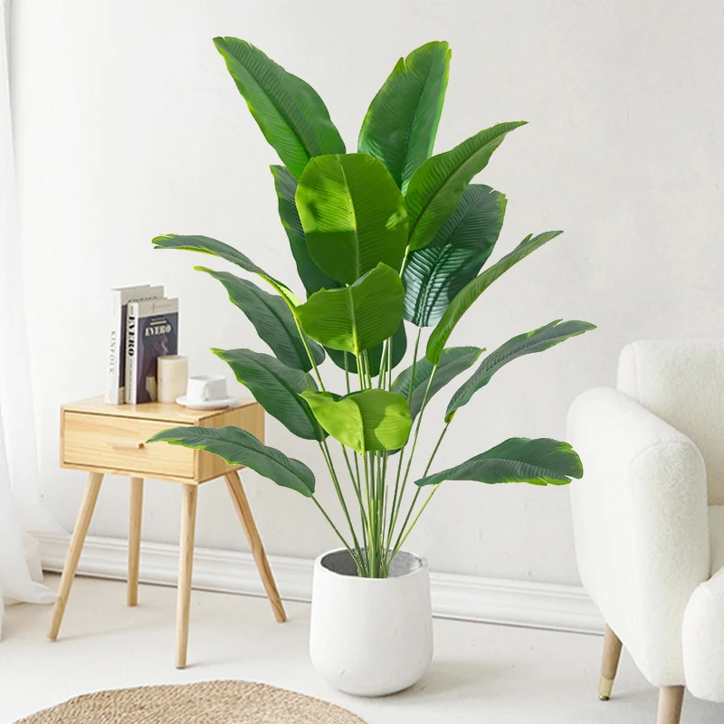 1 Buah Tanaman Buatan Pohon Pa - Monstera Adansonii ulasan dan harga